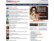 Tablet Screenshot of fisicosalud.com